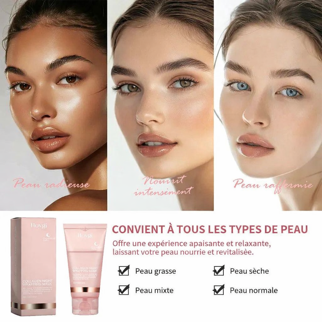 Masque de nuit au collagène
